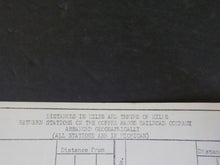 Copper Range Railroad Co Table of distances in miles and tenths of miles ( 1948