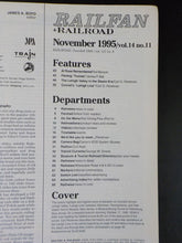 Railfan & Railroad Magazine 1995 November Conrail Lehigh Line LV Steam era