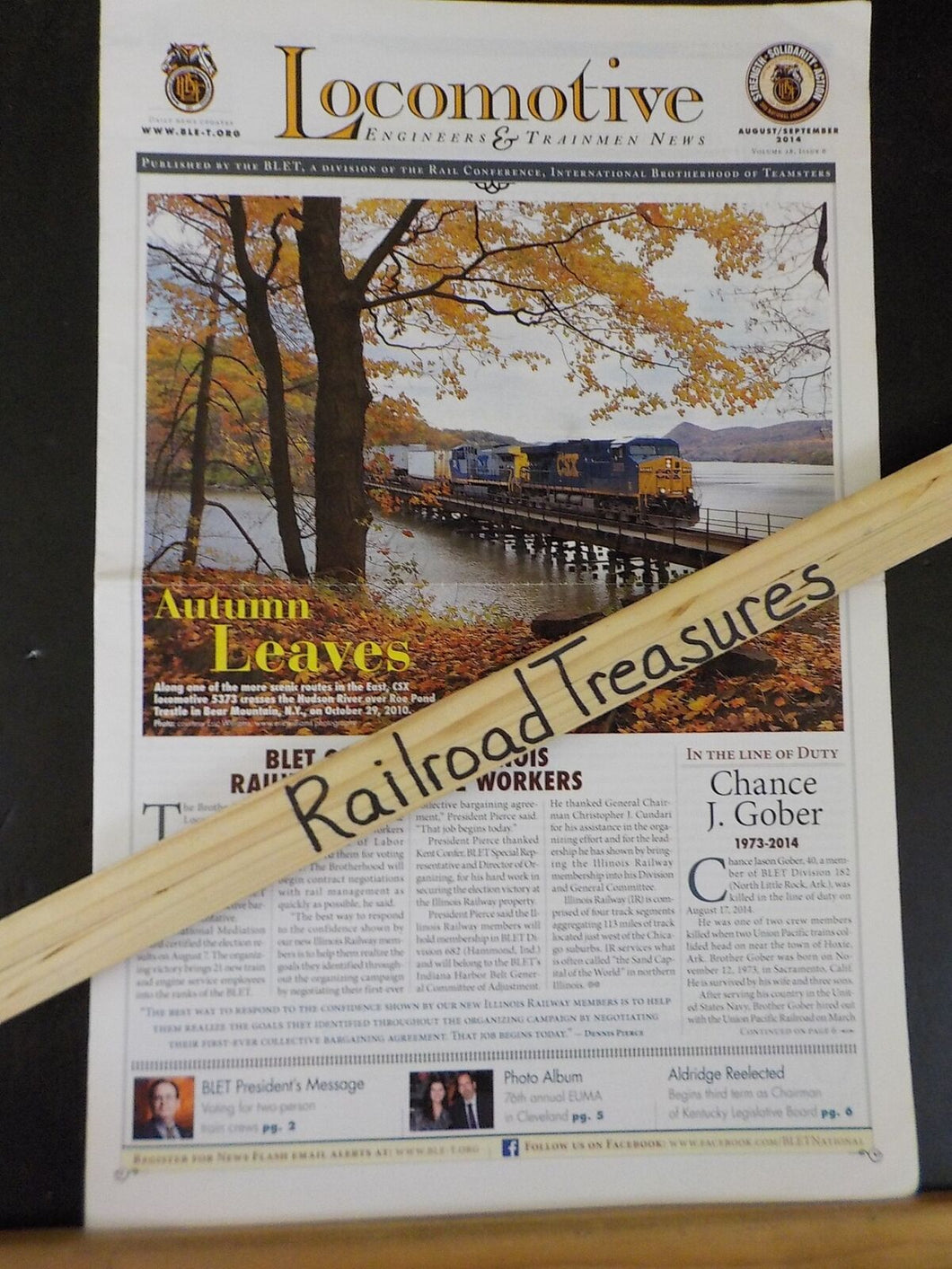 Locomotive Engineers & Trainmen News 2014 August/September Autumn Leaves