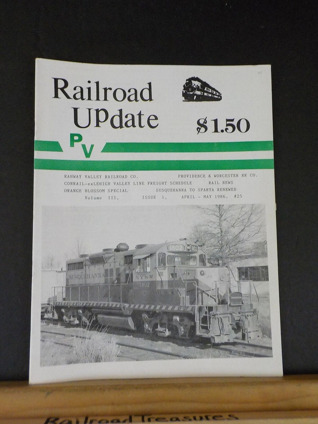 Railroad Update #25 1986 April May Rahway Valley P&W Orange Blossom Special