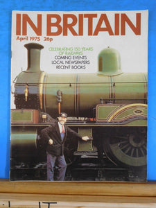 In Britain 1975 April  Celebrating 150 years of Railways Grand Hotels Stephenson
