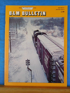 B&M Bulletin Vol 8 #2 1978/79 Winter The Lyndonville Subdivision Open observa