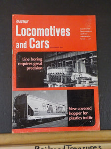 Railway Locomotives and Cars 1972 November Railway Covered hoppers for plastic