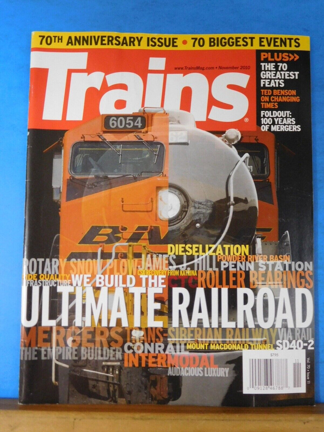 Trains Magazine 2010 November We build the ultimate railrroad
