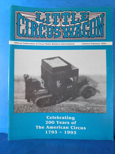 Little Circus Wagon 1993 Jan Feb Circus Model Builders International