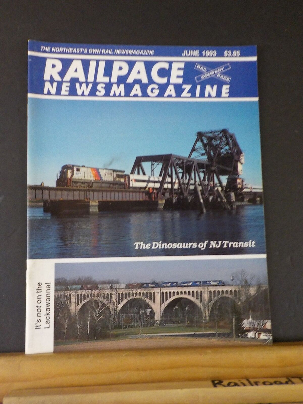 Rail Pace News Magazine 1993 June Railpace NJ Transit dinosaurs