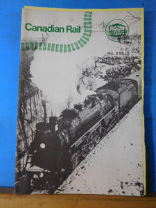 Canadian Rail #298 Nvember 1976 Canadian Railroad Historical Society