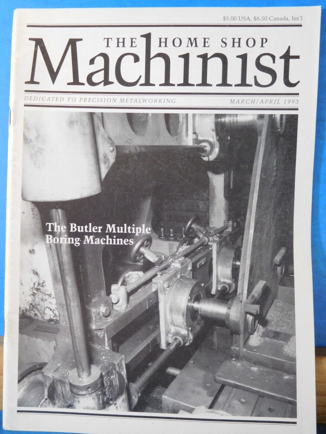 Home Shop Machinist 1993 March April Butler Multiple boring machine