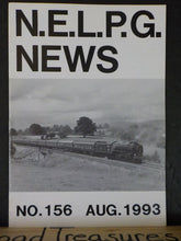 N.E.L.P.G. News #156  1993 August No.156 North Eastern Locomotive Preservation G