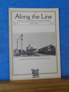 Along the Line 1928 June  New York New Haven & Hartford Employee Magazine