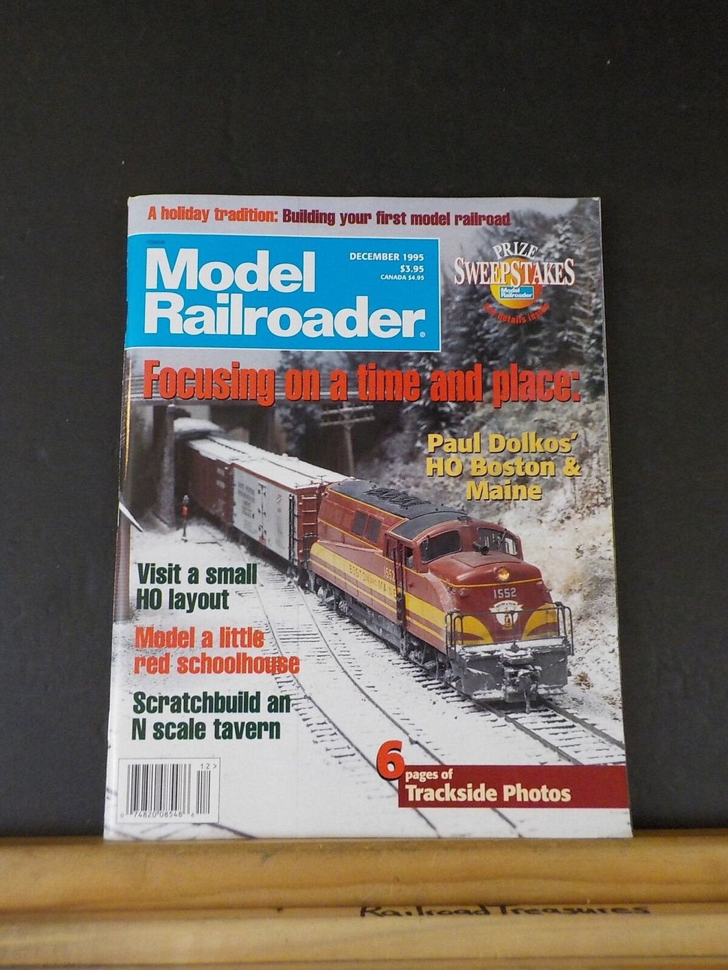 Model Railroader Magazine 1995 December Focusing on a time & place Schoolhouse