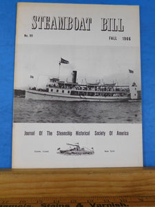 Steamboat Bill #99 Fall 1966 Journal of the Steamship Historical Society