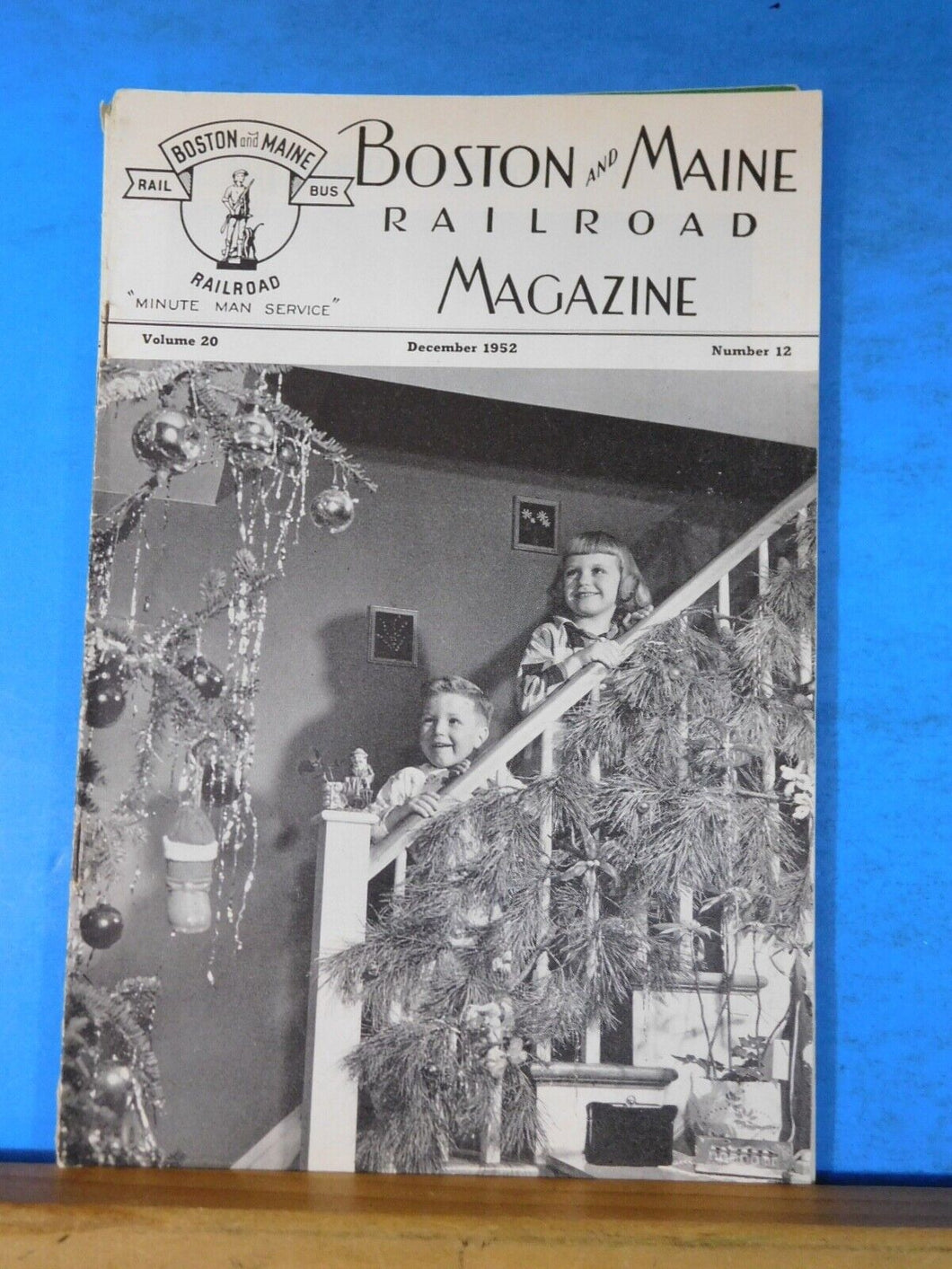Boston & Maine Railroad Employee Magazine 1952 December