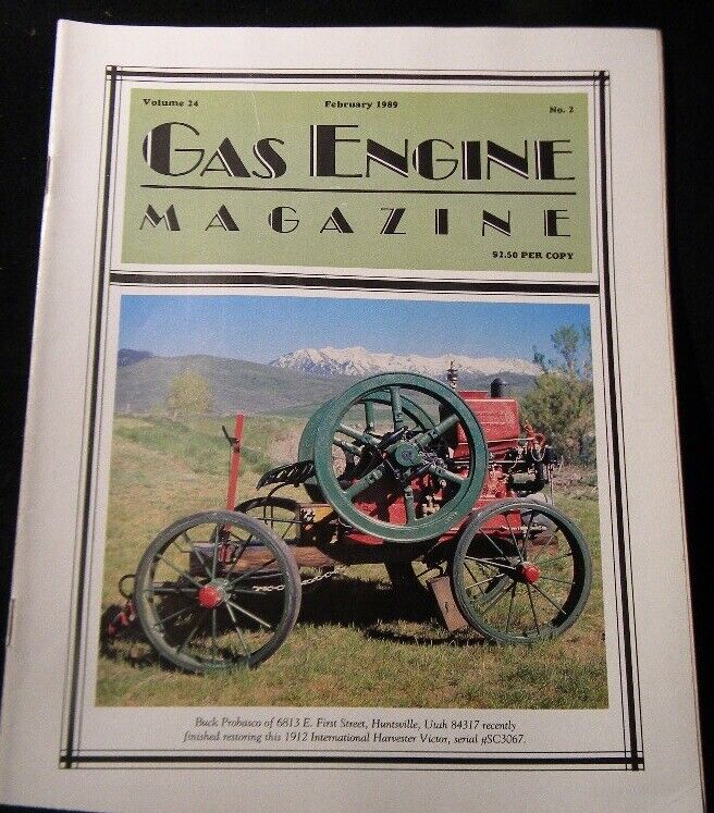 Gas Engine Magazine 1989 February Making cylinder head gaskets Engine Nuts