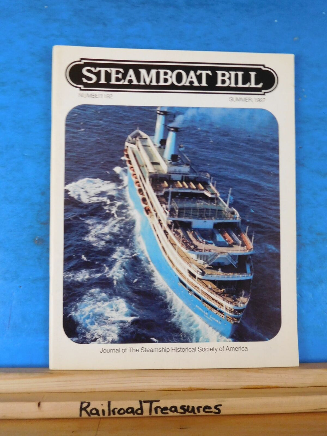 Steamboat Bill #182 Summer 1987 Journal of the Steamship Historical Society