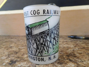 Shot Glasses Lot of 2:Mt Washington Cog Ry Manufacturers 2 tickets