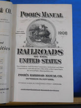 Poor's Manual of Railroads 1906 Maps History rolling stock more