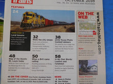 Trains Magazine 2016 October Local lessons Flying Scotmans US visit UP 844