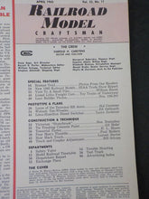 Railroad Model Craftsman Magazine 1965 April Wabash 4-6-0 plans L-H Switcher