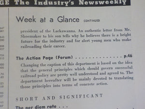 Railway Age 1957 January 7 Weekly No retainers A program for industry action