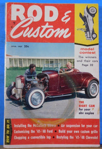 Rod & Custom 1957 April The Right Cam for your ohv engine