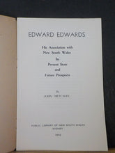 Edward Edwards by John Metcalfe  New South Wales 1952