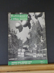 Baltimore & Ohio Employee Magazine 1947 October B&O Employee Magazine