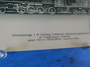 Postcard Schmalspurige 1 D-Zweizylinder-HeiBdampf-Guterzuglokomotiv Tanganjikaba