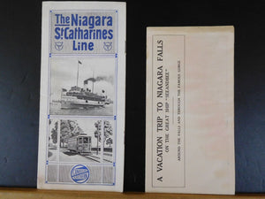 Niagara Falls brochure lot of 5 New York Central Lines 1922 +