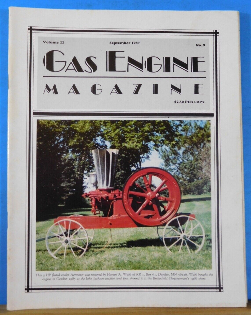 Gas Engine Magazine 1987 Sep Obtaining and Restoring a Ransome Crawler
