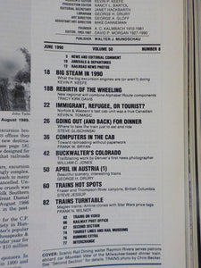 Trains Magazine Bound Volume 49-50 Nov 1988 - Oct 1989