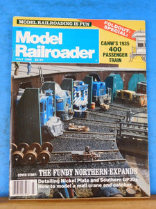 Model Railroader Magazine 1986 July C&NWs 1935 400 passenger train Detailing NKP
