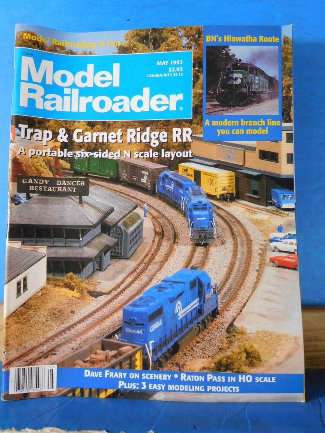 Model Railroader Magazine 1993 May Scenery 3 easy modeling projects Modern Bracn