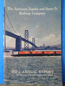 Atchison, Topeka and Santa Fe Railway Company Annual Report 1963 AT&SF