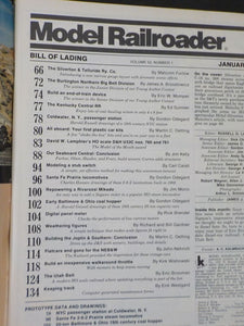Model Railroader Magazine 1986 January Silverton & Telluride Basics plastic car
