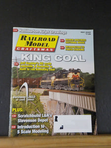 Railroad Model Craftsman Magazine 2022 May King Coal L&N Stevenson depot