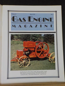 Gas Engine Magazine 1992 March Engines Waiting to be Found