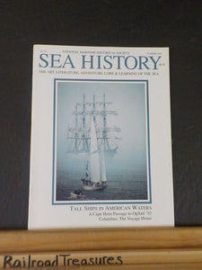 Sea History No 62 Summer 1992 Tall Ships in American Waters