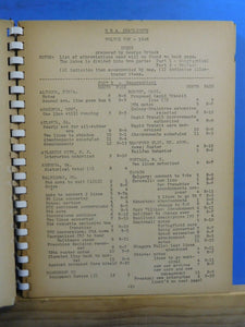 Era Headlights 1948 Spiral bound w/black cardstock covers Index  Complete Year