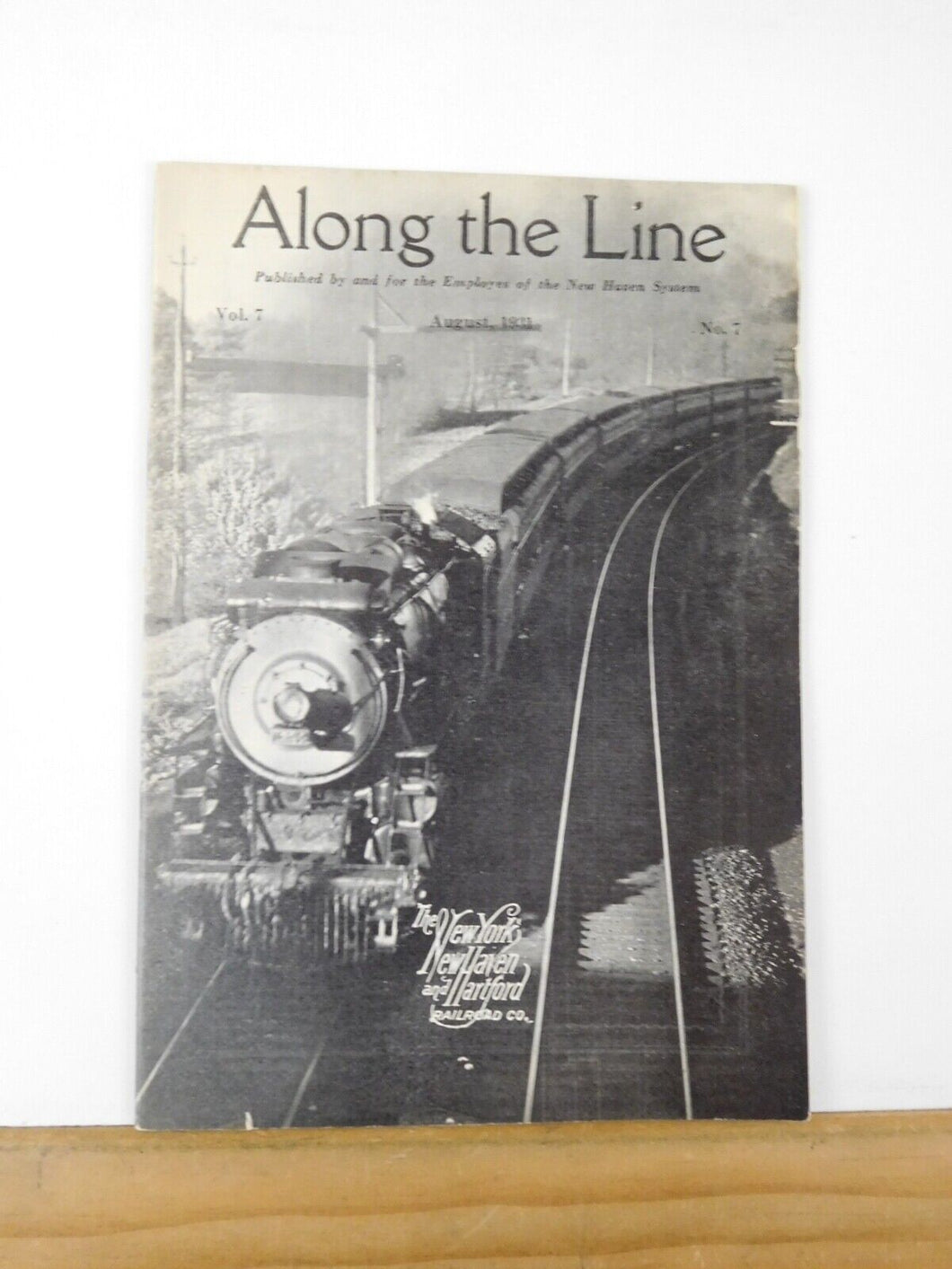 Along the Line 1931 August New York New Haven & Hartford Employee Magazine