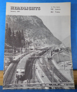 Era Headlights 1965 January TEE Luxury MU Trains SCRTD Begins Operation
