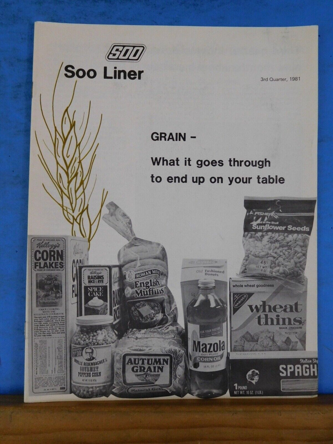 SOO Liner 1981 3rd qtr Employee magazine Grain what it goes through to end up on