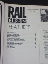 Rail Classics Magazine 1982 May V11#3 Migrating mallets SCL diesel roster Rack L