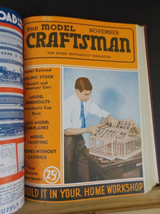 Model Craftsman Magazine Bound Volume 5  June 1936 - May 1937