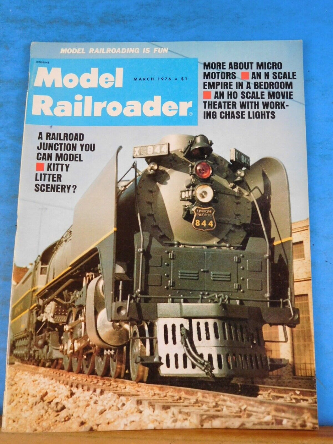 Model Railroader Magazine 1976 March Kitty litter scenery Micro motors