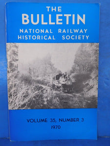 NRHS Bulletin 1970 Vol 35 #3  Railroad electrification, NRHS film library, more.