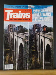 Trains Magazine 1988 May MoPac Cotton Belt River wars B&O 10 wheeler