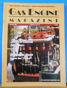 Gas Engine Magazine 2002 October Mystery T-Head Understanding Breaker Point Igni