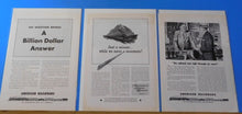 Ads Association of American Railroads Lot #10 Advertisements from magazines (10)