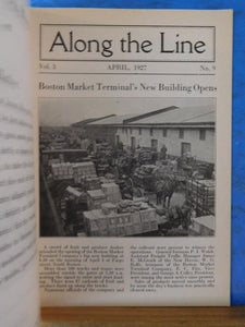 Along the Line 1927 April  New York New Haven & Hartford Employee Magazine